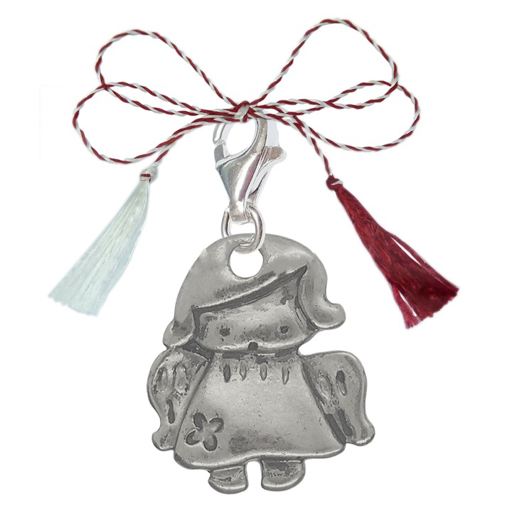 Martisor Silver karabiner medál Girl Ingeras 7232540 Dras Silver