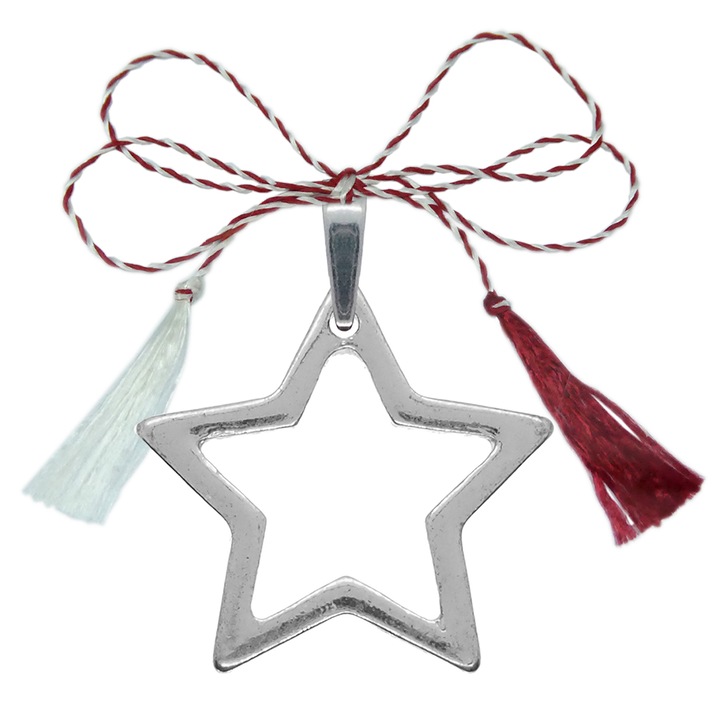 Martisor ezüst medál Star 9886175 Dras Silver