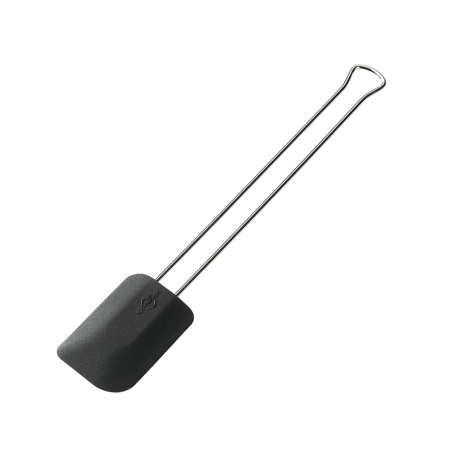 Spatula pentru patiserie din silicon, Classic, Black, Kuchenprofi