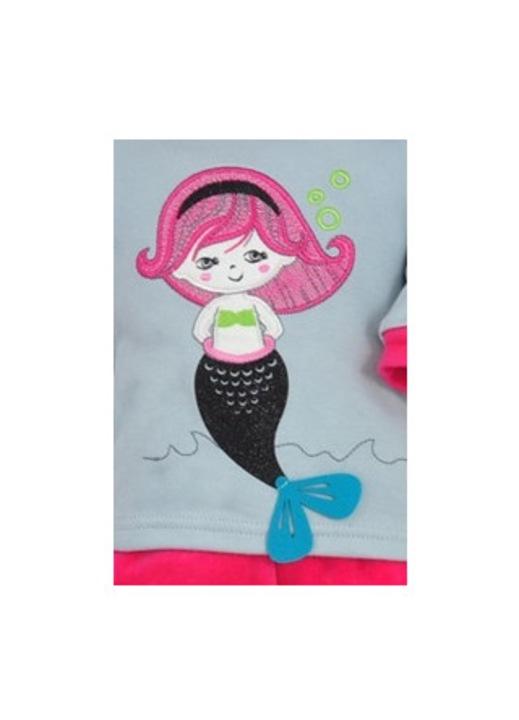 Compleu 2 piese bluza si pantaloni pentru fete Koala Bali 3042-G-80, Gri 80 CM