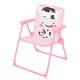 Set mobilier gradina/terasa, 2 scaune, masuta si umbrela copii, Maison Mex, COW roz