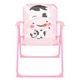 Set mobilier gradina/terasa, 2 scaune, masuta si umbrela copii, Maison Mex, COW roz