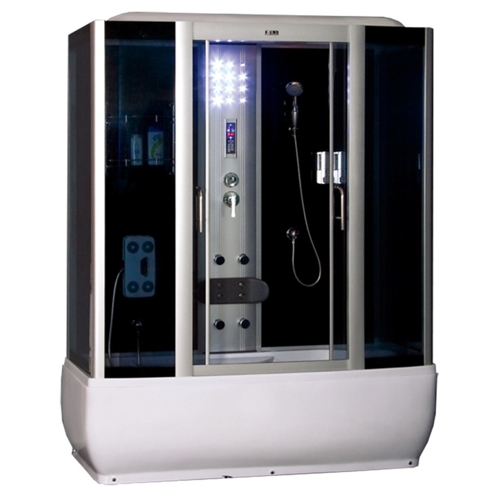 Cabina de dus cu hidromasaj Optima R. Late Calliope, 150x90x220