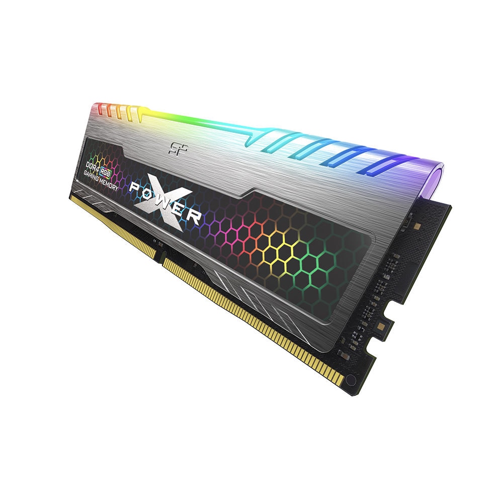 シリコンパワー SP016GXLZU320BSC 16GB Memorie Silicon Power XPOWER Turbine RGB 16GB(2x8GB) DDR4 PC4