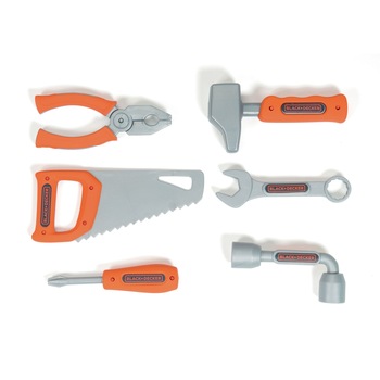 Jucarie creativa, pentru copii, Black&Decker, cutie cu scule + accesorii Jucarie creativa, pentru copii, Black&Decker, cutie cu scule + accesorii