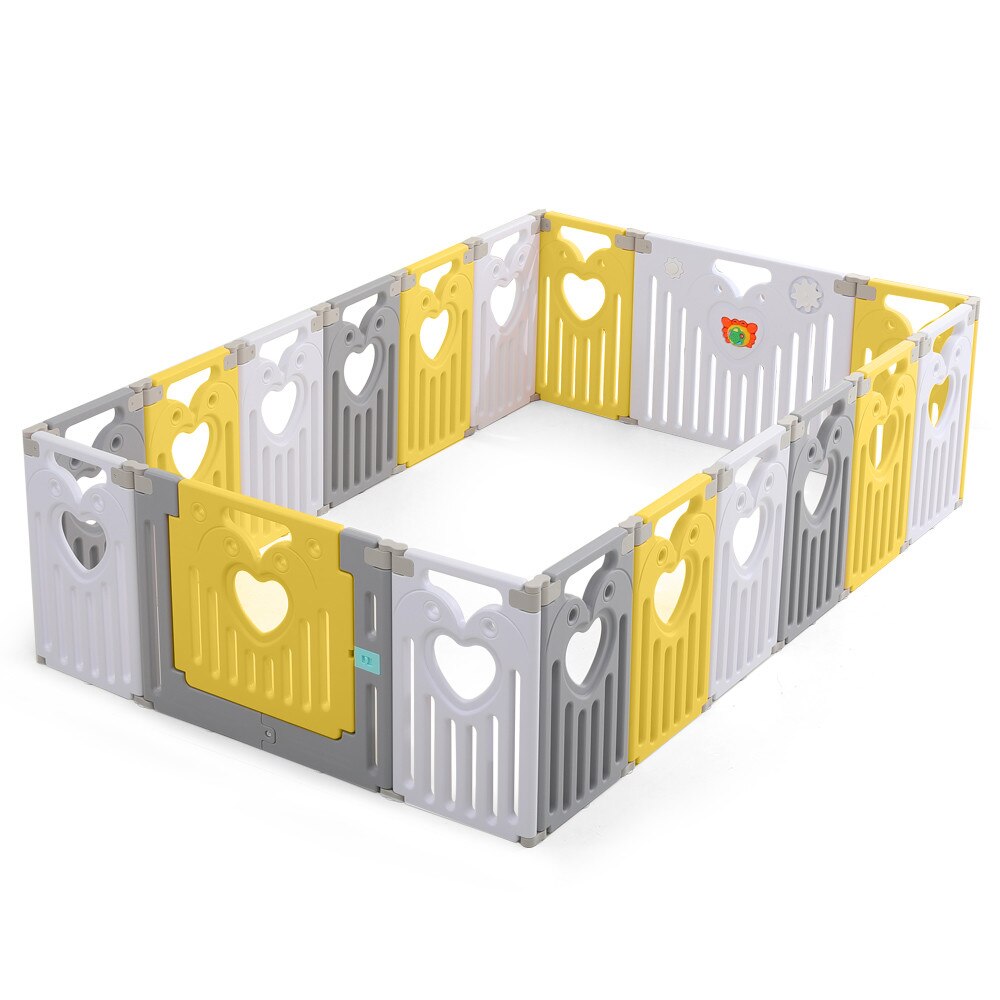 Gardulet loc de joaca 160 x 240 cm Nichiduta Birdy Yellow/Grey