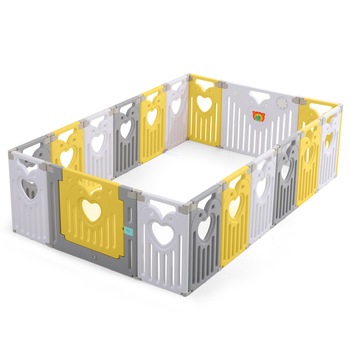Gardulet loc de joaca 160 x 240 cm Nichiduta Birdy Yellow/Grey Gardulet loc de joaca 160 x 240 cm Nichiduta Birdy Yellow/Grey