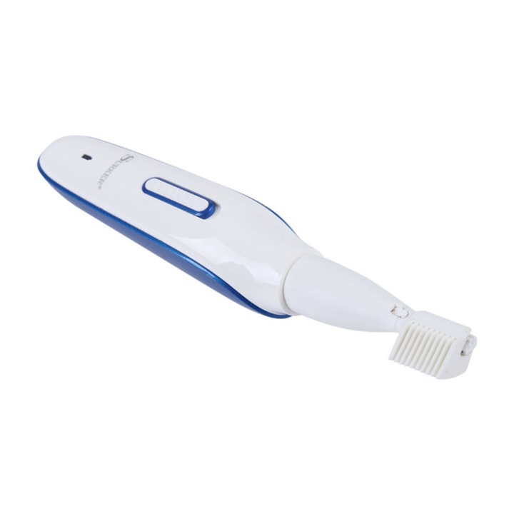 Selling Depot ® SK-220 Elektromos Trimmer, 2 fej, rozsdamentes acél pengék, akkumulátor, USB töltés, fehér