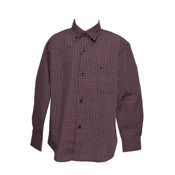 Camasa copii, caro, Barotti, Gri deschis/Rosu Bordeaux Camasa copii, caro, Barotti, Gri deschis/Rosu Bordeaux