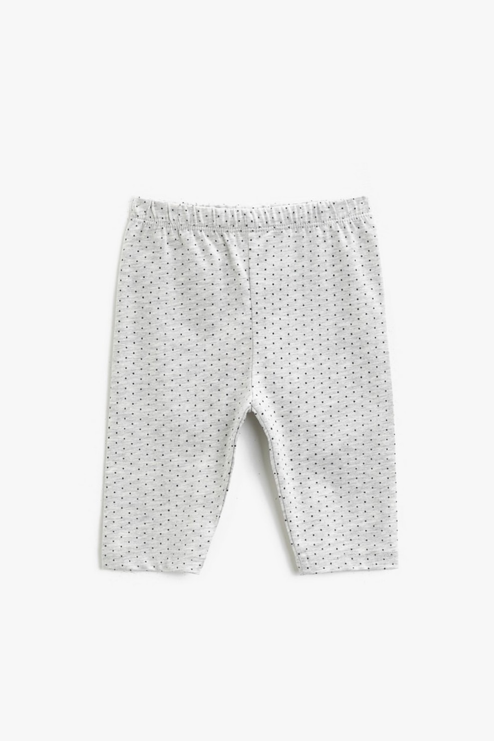 KOTON, Colanti cu imprimeu si talie elastica, Gri deschis, 74-80 CM