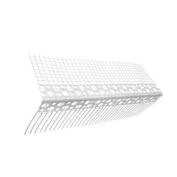 Set 25 Coltare din PVC, 10 x 10 mm, 2.5 m, Cu Plasa, Alb Set 25 Coltare din PVC, 10 x 10 mm, 2.5 m, Cu Plasa, Alb