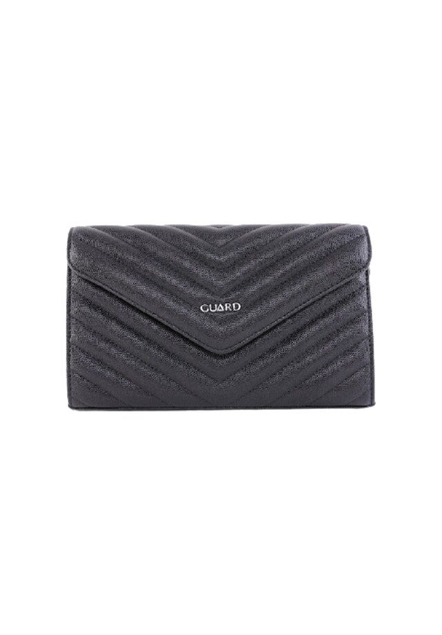 Geanta plic Guard 1733, piele ecologica, negru