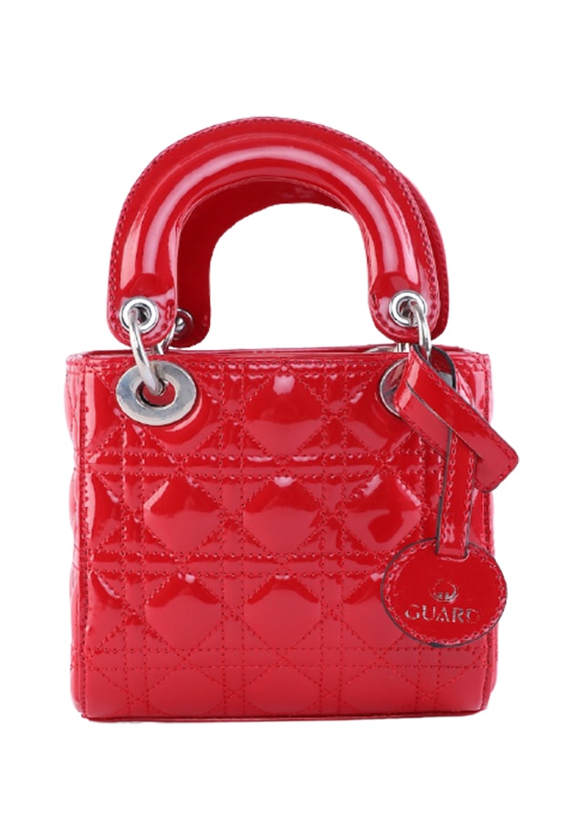 Geanta dama Guard 1769, piele ecologica, rosu