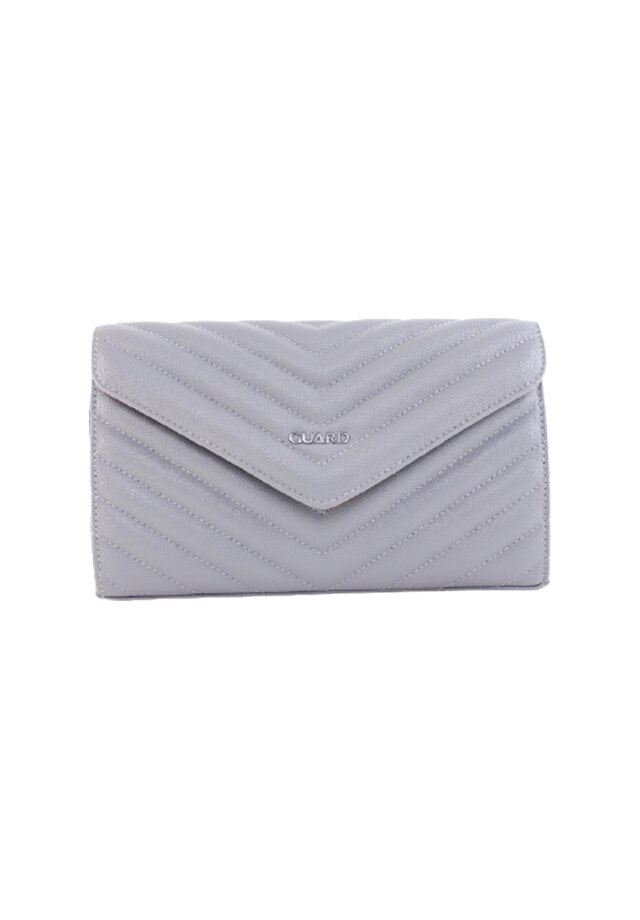 Geanta plic Guard 1733, piele ecologica, gri