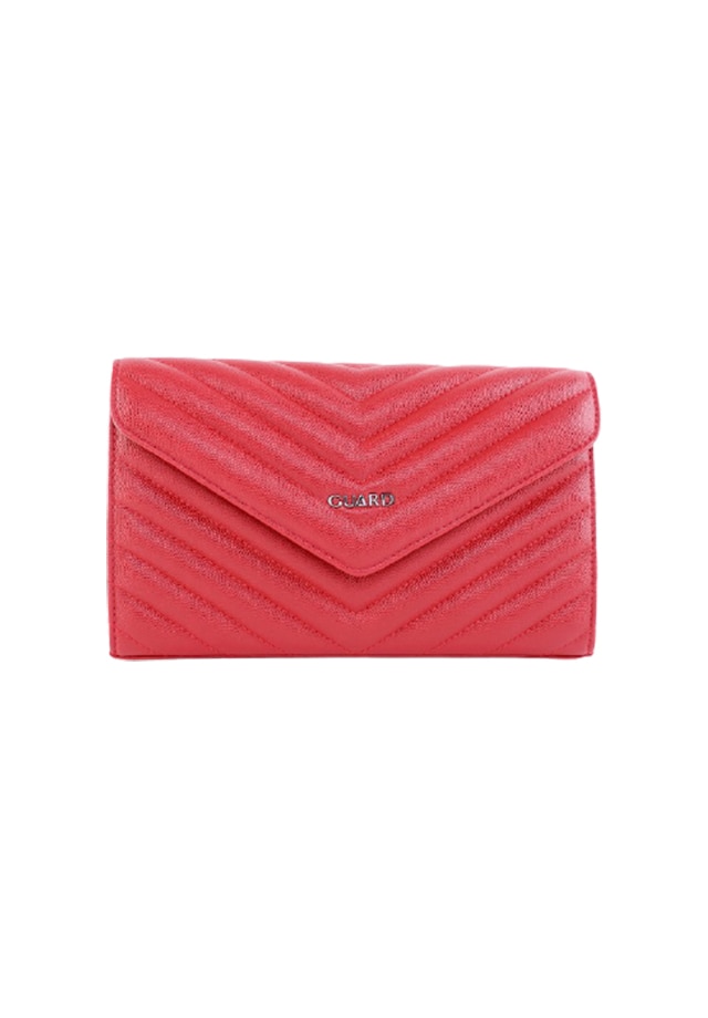 Geanta plic Guard 1733, piele ecologica, rosu