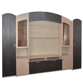 Set living, Malta, 277x47x210cm, wenge/mesteacan Set living, Malta, 277x47x210cm, wenge/mesteacan