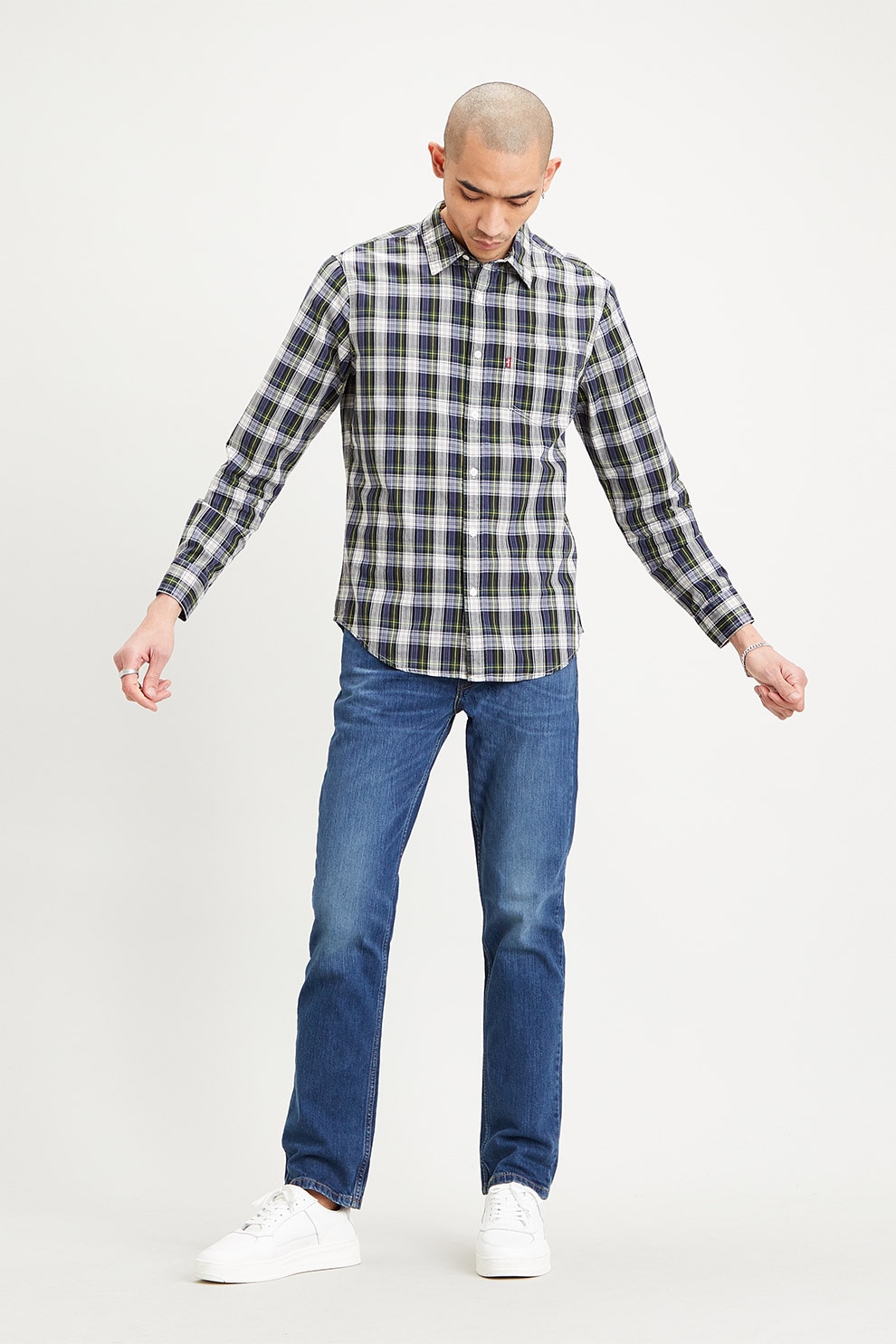Levi's, Blugi slim fit 511™, Albastru, W36-L32