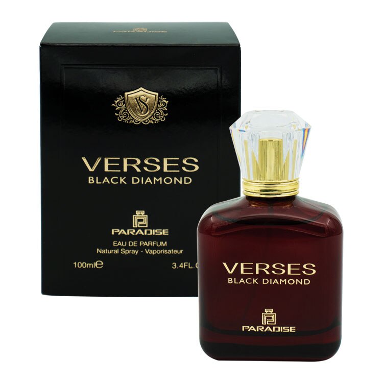 Apa de Parfum Paradise, Verses Black Diamond, Dama, 100 ml