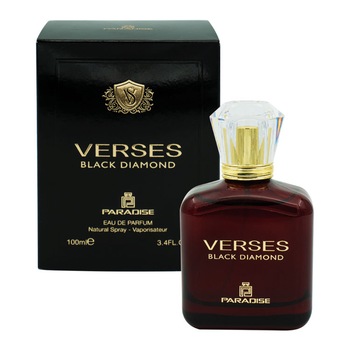 Apa de Parfum Paradise, Verses Black Diamond, Dama, 100 ml Apa de Parfum Paradise, Verses Black Diamond, Dama, 100 ml