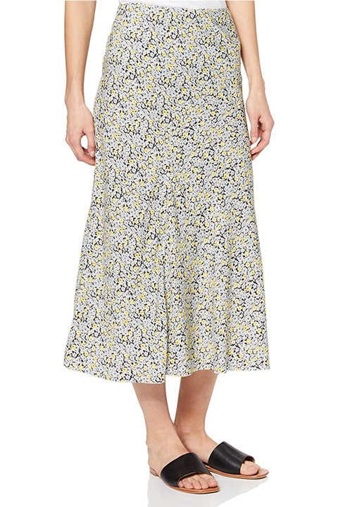 Fusta Find, Poliester, Galben/negru, Negru/Galben