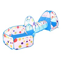 set cort de joaca pentru copii 3 in 1 alibibi tarc si tunel albastru imagen 22_0_
0