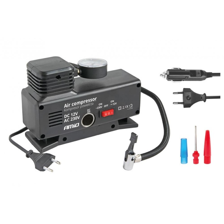 Автомобилен компресор Amio Acomp-13, 12V / 230V, 02188