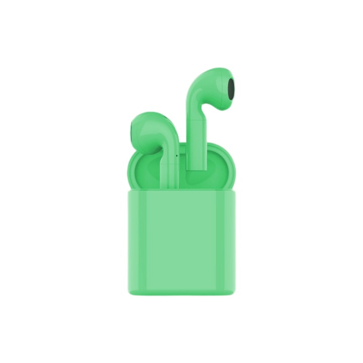 Безжични слушалки Freepods i18, модел 2021, Bluetooth 5.0, Touch Control, HiFi Sound, зелени Selling Depot®
