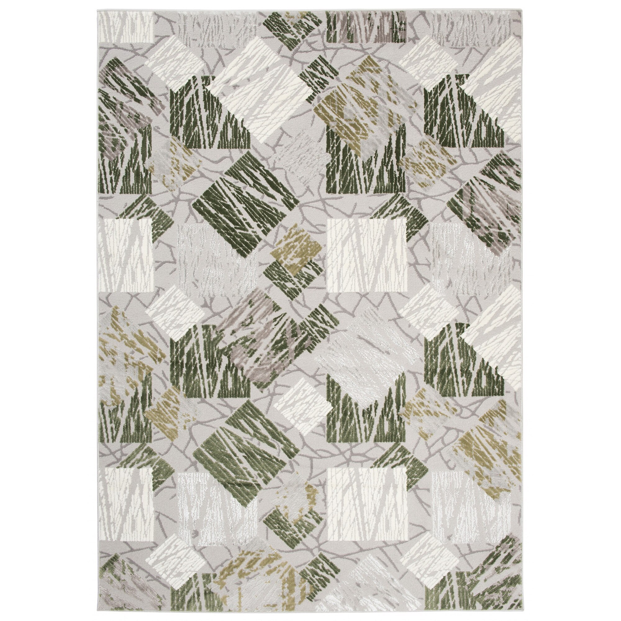 Covor Asthane Modern Chemex E464A verde 200x300