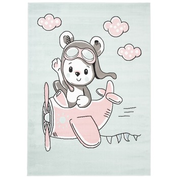 Covor Baby For Kids Chemex DS35A FNU albastru 180x250 Covor Baby For Kids Chemex DS35A FNU albastru 180x250