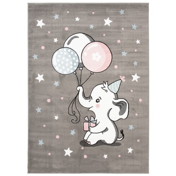 Covor Baby For Kids Chemex DS39A FNU gri 80x150 Covor Baby For Kids Chemex DS39A FNU gri 80x150