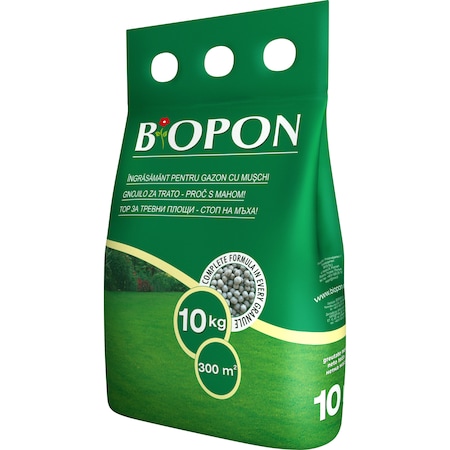 Ingrasamant Gazon cu Muschi Control 10 kg Biopon