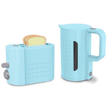 Set pentru bucatarie cu prajitor de paine si fierbator de apa pentru ceai sau cafea, sunet si lumina, pentru copii , ATS Set pentru bucatarie cu prajitor de paine si fierbator de apa pentru ceai sau cafea, sunet si lumina, pentru copii , ATS