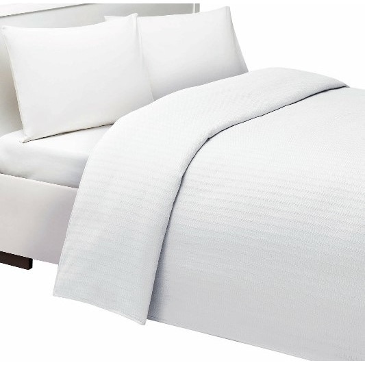 Pled bumbac 200x230cm, TAC, Basic Alb