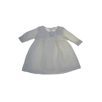 Rochita pentru fete Mini Junior 200-68C, Crem, 6 luni Rochita pentru fete Mini Junior 200-68C, Crem, 6 luni