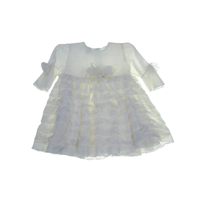 Rochita pentru fete Mini Junior 170-26C, Crem, 3 luni
