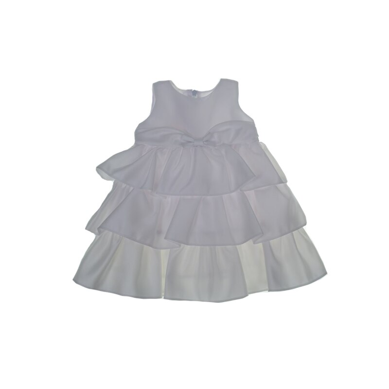 Rochita pentru fete Mini Junior 170-62-A, Alb, 3 luni