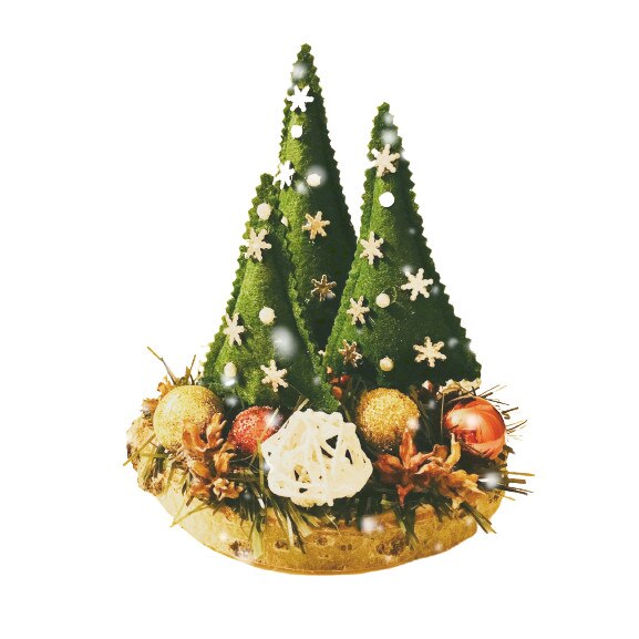 Aranjament decorativ, cadou Craciun, set trei braduleti