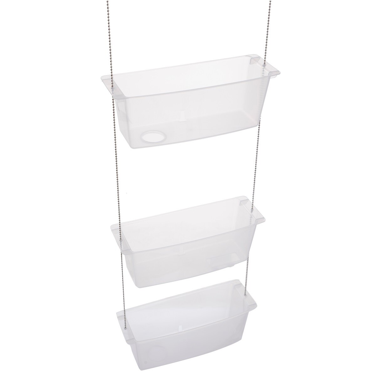 Etajera de baie Mai, 3 rafturi, Transparent