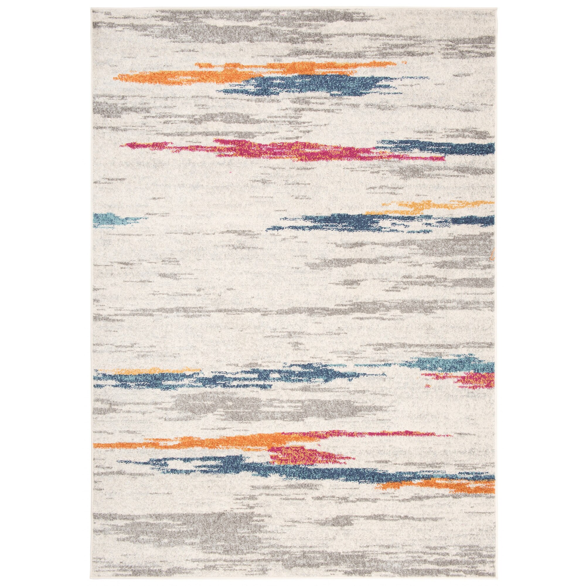 Covor Cosmo Modern Designer Abstract Multicolour Chemex F141E alb 200x300