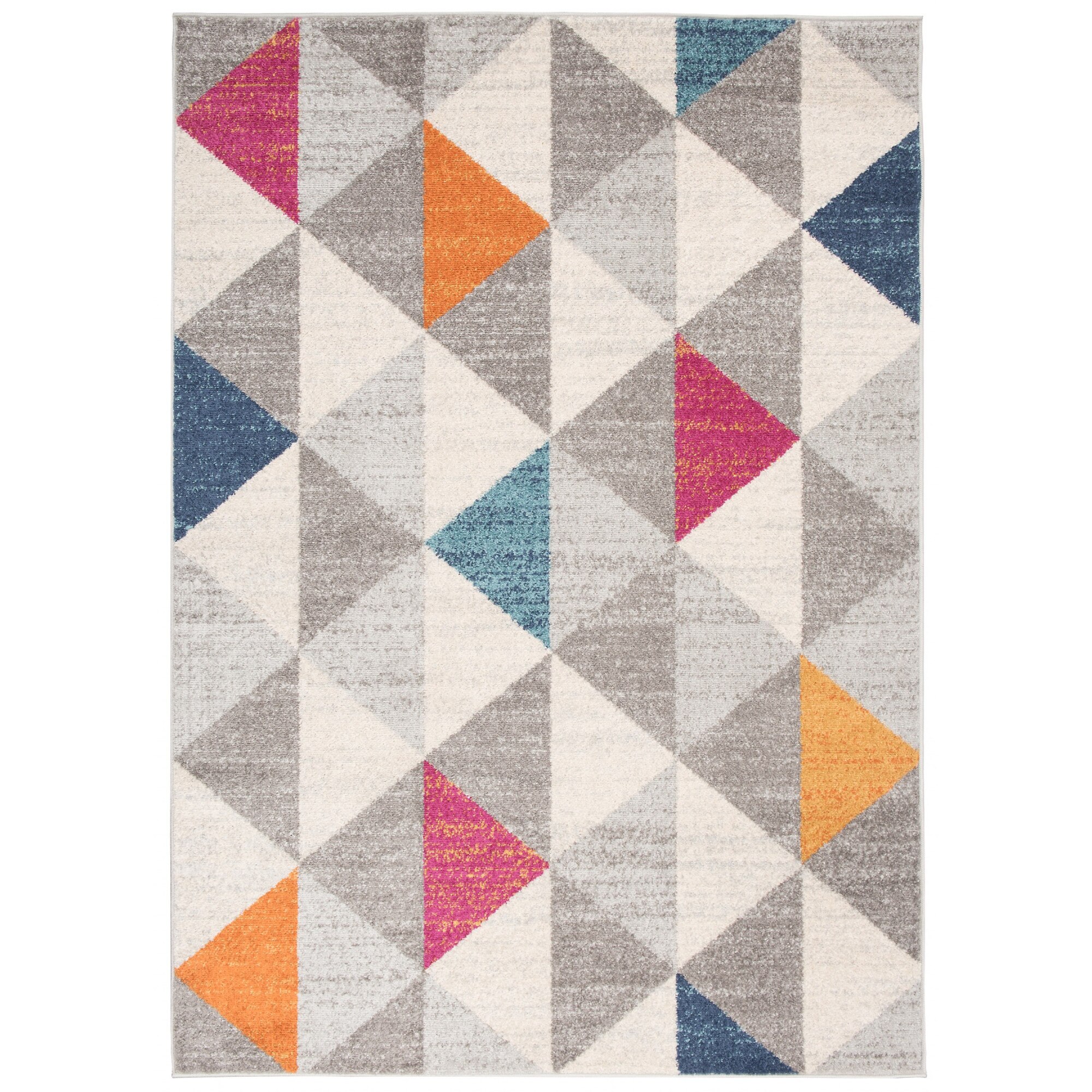 Covor Cosmo Modern Designer Abstract Multicolour Chemex F148E alb 200x300