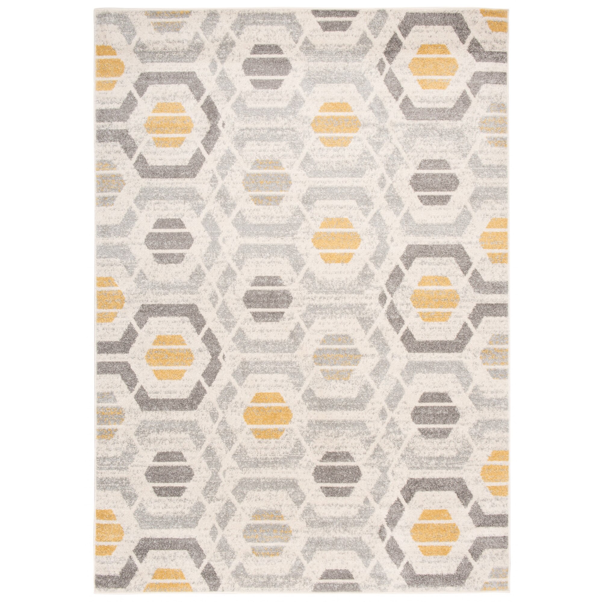 Covor Cosmo Modern Designer Abstract Multicolour Chemex F154A galben 140x200