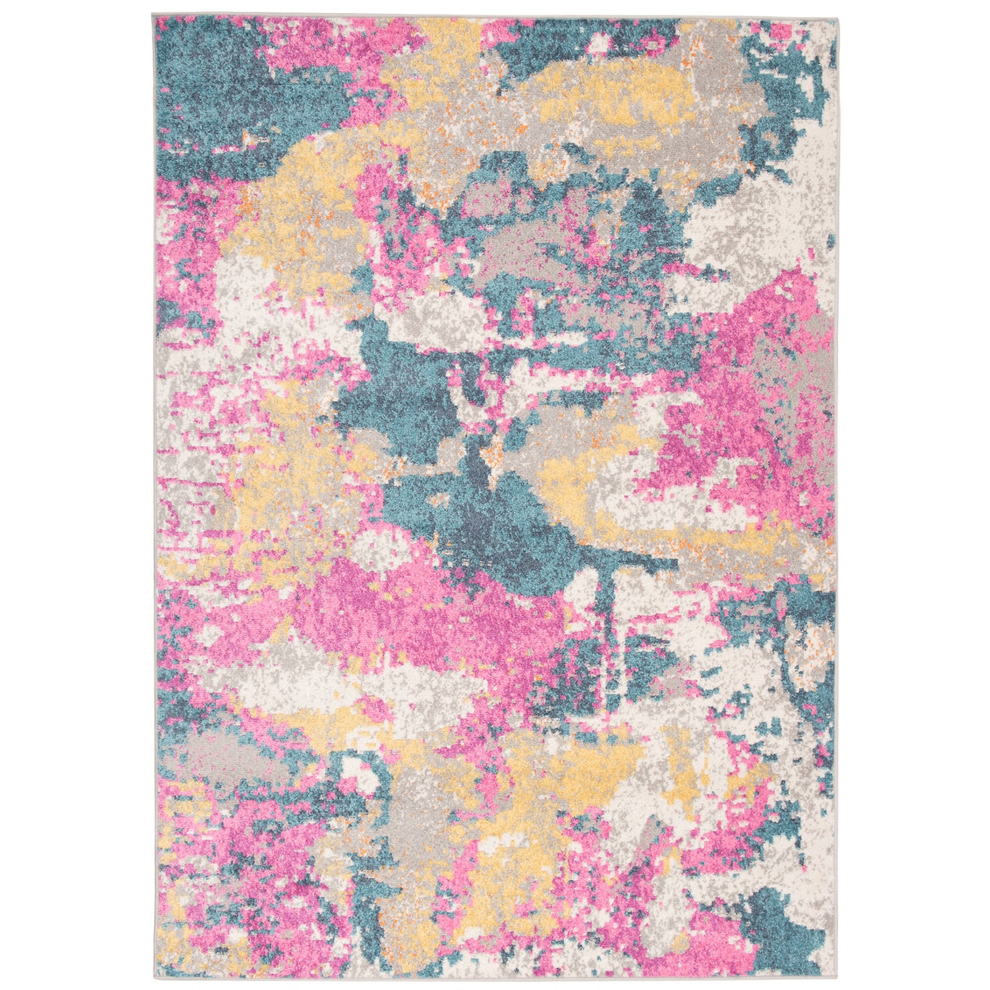 Covor Cosmo Modern Designer Abstract Multicolour Chemex F157A albastru 160x220