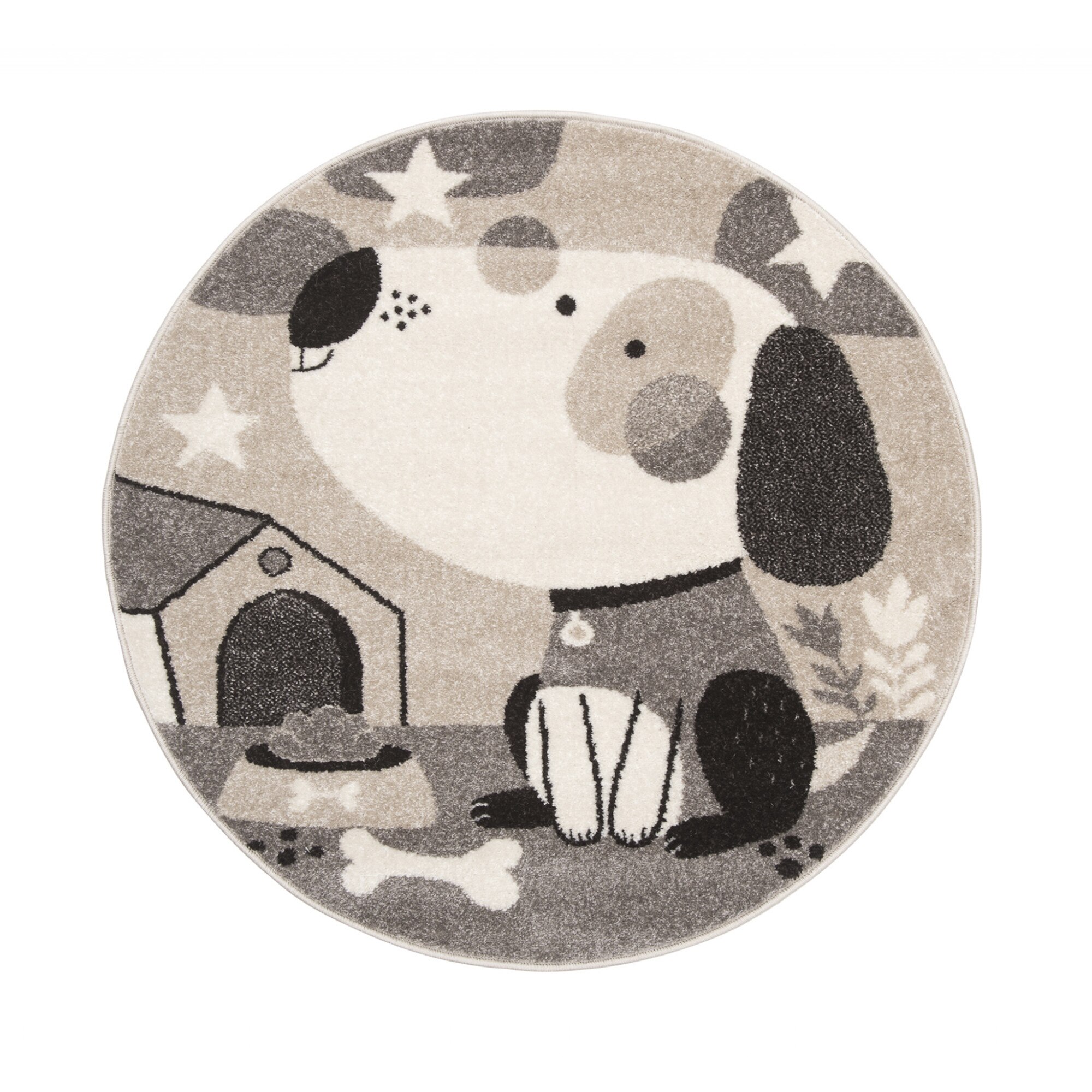 Covor Fiesta Circle Modern Chemex 36141/36966 cremos 100x100