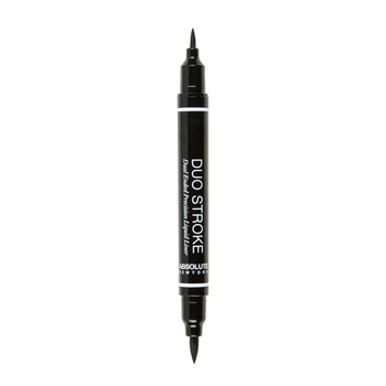 Eyeliner waterproof cu doua capete, Absolute Duo Stroke Black , 0.8ml Eyeliner waterproof cu doua capete, Absolute Duo Stroke Black , 0.8ml