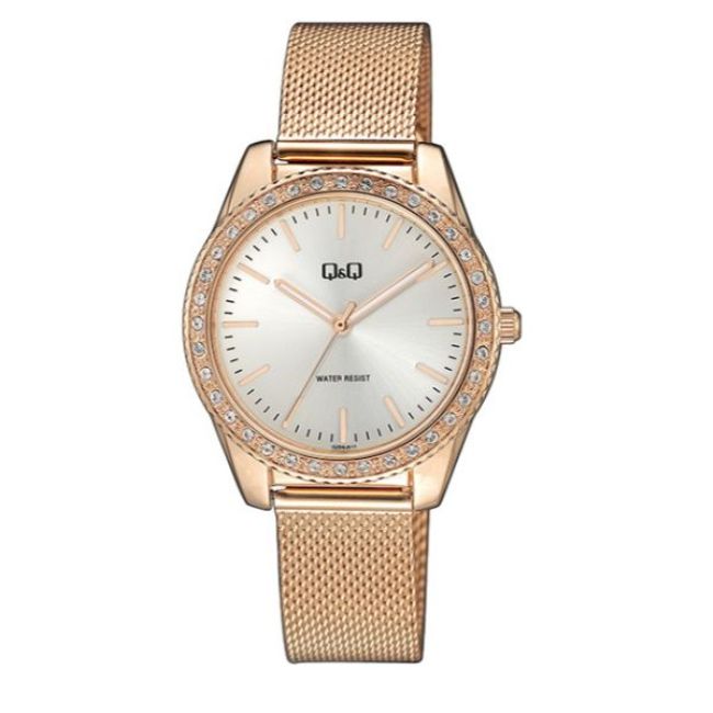 Ceas dama, analogic, Q&Q QZ59J011Y Aur roz