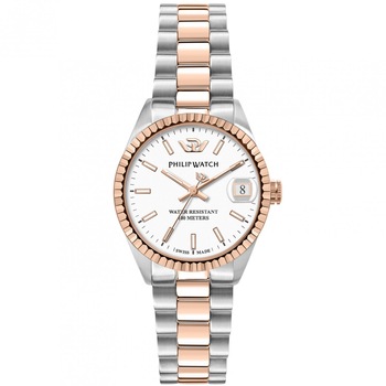 Ceas dama Philip Watch R8253597580 Quartz Argintiu, Rose gold Ceas dama Philip Watch R8253597580 Quartz Argintiu, Rose gold