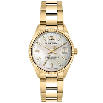 Ceas dama Philip Watch R8253597576 Quartz Auriu Ceas dama Philip Watch R8253597576 Quartz Auriu