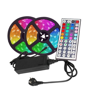 Kit Banda led 10 Metri RGB 5050, 60led/m , Transformator 5A, Telecomanda IR 24 Taste Kit Banda led 10 Metri RGB 5050, 60led/m , Transformator 5A, Telecomanda IR 24 Taste