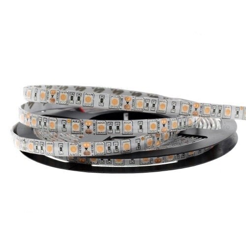 Banda led magenta, pentru interior, mov, 5050, 60 led /m,12w, ip20, rola 5m