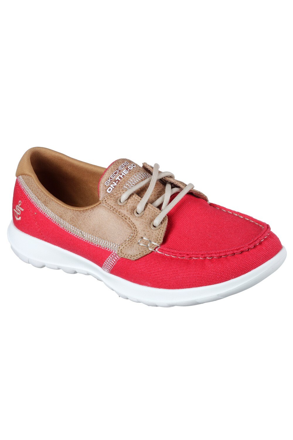 Mocasini Go Walk Lite Coral, Rosu